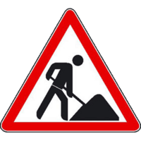 Baustelle Baustellenschild.