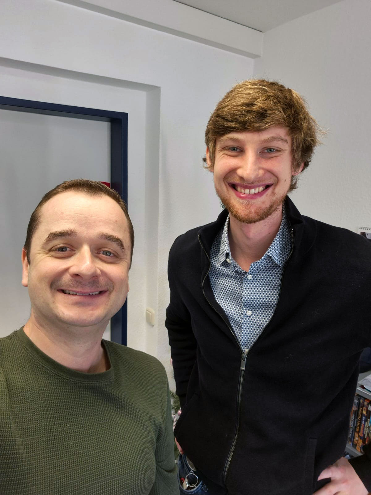 Philipp Katzmann und Julian Neugebauer. Selfie Philipp Katzmann und Julian Neugebauer.