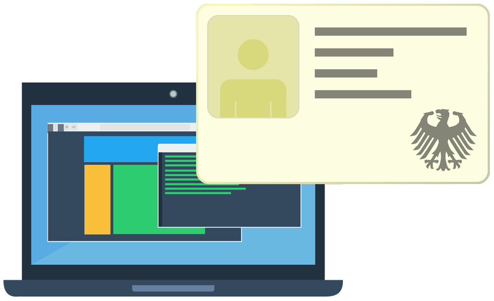 Online Organspende Register Darstellung des online Organspenderegisters